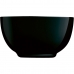 Ρηχό μπολ Luminarc Diwali Noir Μαύρο Γυαλί 14,5 cm (24 Μονάδες)
