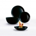 Miska Luminarc Diwali Noir Čierna Sklo 14,5 cm (24 kusov)