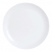 Plato Llano Luminarc Diwali Blanco Vidrio (25 cm) (24 Unidades)