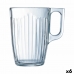 Tasse Luminarc Nuevo Petit-déjeuner Transparent verre (320 ml) (6 Unités)