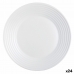 Плитка чиния Luminarc Harena Бял Cтъкло (Ø 27 cm) (24 броя)