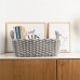 Decorative basket Vinthera Moa Grey Cotton 35 x 25 x 13 cm