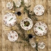 Plochá Mísa Queen´s By Churchill Jacobean Květinový Keramický Keramički pribor za jelo (6 kusů)