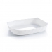 Plat à Gratin Luminarc Smart Cuisine Rectangulaire Blanc verre 29 x 30 cm (6 Unités)