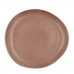 Flat plate Bidasoa Gio Occasional Ceramic Brown 26,5 cm (4 Units)