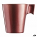Tasse mug Luminarc Flashy Rouge 80 ml verre (24 Unités)