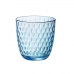 Σετ ποτηριών Bormioli Rocco Slot Με ανακούφιση Μπλε x6 Γυαλί 290 ml
