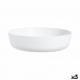 Serving Platter Luminarc Smart Cuisine White Glass Ø 26 cm (5 Units)