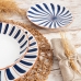 Geschirr Bidasoa Oceanika Blau aus Keramik 18 Stücke