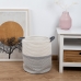 Decorative basket Vinthera Moa Cotton Grey 33 x 40 cm