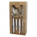 Cutlery Set Pradel essentiel Pure 24 Pieces Bicoloured Metal