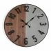 Стенен часовник Versa Метал Дървен MDF Дървен MDF/Метал 5 x 60 x 60 cm