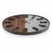 Стенен часовник Versa Метал Дървен MDF Дървен MDF/Метал 5 x 60 x 60 cm