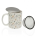 Puodelis su arbatos filtru Versa Lili Keramikos dirbinys