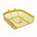 Porta-guardanapos Versa Amarelo Metal Aço 20 x 6,8 x 18,5 cm