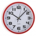 Nástenné hodiny Versa Červená Plastické 3,8 x 25 x 25 cm