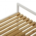 Badrumshyllor Versa White Metall PVC Bambu (32,5 x 70 x 39 cm)