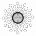 Nástěnné hodiny Versa VS-20460112 Kov Dřevo MDF 68 x 6,5 x 68 cm Černý