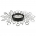 Ceas de Perete Versa VS-20460112 Metal Lemn MDF 68 x 6,5 x 68 cm Negru