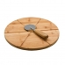 Cutting board Versa VS-19910238 Pizza Cutter Bamboo (32,5 x 1,5 x 32,5 cm) (32 x 1,5 x 32 cm)