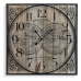 Nástěnné hodiny Versa Dřevo (59,5 x 5,5 x 59,5 cm)