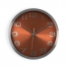 Nástenné hodiny Versa Oranžová Aluminium (4 x 30 x 30 cm)