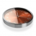 Nástenné hodiny Versa Oranžová Aluminium (4 x 30 x 30 cm)
