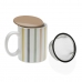 Cup with Tea Filter Versa Jasper Stoneware