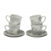 Piece Coffee Cup Set Versa Shelly Porcelain (4 Pieces)