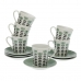 Set of 6 Cups with Plate Versa Erna Porcelain