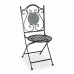 Garden chair Versa Mosaic Grey Metal 50 x 92 x 39 cm
