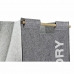 Cesto de Roupa Suja DKD Home Decor Preto Cinzento Madeira 37 x 37 x 55 cm (2 Unidades)