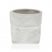 Vaso Versa Bianco Ceramica Plastica Quadrato 20 x 18 x 20 cm