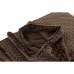 Blanket DKD Home Decor Arrows 150 x 200 x 2 cm Brown Basic