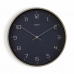 Ρολόι Τοίχου Versa Μπλε Ξύλο PU (30,5 x 4,3 x 30,5 cm)