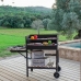 Coal Barbecue with Wheels DKD Home Decor Black Natural Metal Steel 113 x 51 x 97 cm (113 x 51 x 97 cm)