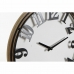Sienas pulkstenis DKD Home Decor 108 x 6,4 x 63,5 cm Dabisks Melns Ritenis Metāls Koks MDF