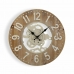 Wall Clock Versa 40 x 4,5 x 40 cm Metal MDF Wood