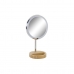 Palielināmais Spogulis ar LED DKD Home Decor Sudrabains 20 x 14 x 34 cm