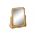 Palielināmais Spogulis DKD Home Decor Dabisks Bambuss 21,7 x 5,5 x 21,5 cm