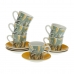 Set of 6 Cups with Plate Versa Elora Porcelain