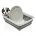 Draining Rack for Kitchen Sink Versa White Foldable polypropylene 29,3 x 11,5 x 37,8 cm