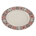 Plochý tanier Versa Hnedočervená Viacfarebná Porcelán