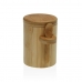 Portazucchero Versa Ceramica Bambù Acciaio 7,5 x 10,3 x 10 cm