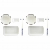 Conjunto de sushi DKD Home Decor 33,5 x 34,5 x 9 cm Porcelana Branco Azul Marinho Oriental (33,5 x 34,5 x 9 cm)