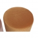 Repousa pés DKD Home Decor Laranja Cor de Rosa Dourado Madeira Metal Veludo Velvet 35 x 35 x 35 cm (2 Unidades)