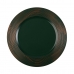 Flacher Teller Versa grün Kunststoff 33 x 33 cm