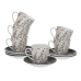 Sada 6 čajových šálok s tanierikmi Versa Balbec Porcelán