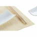 Conjunto de sushi DKD Home Decor Bambu Grés Branco Natural Oriental 28,5 x 19,5 x 3,3 cm (9 Peças) (28,5 x 19,5 x 3,3 cm)