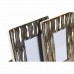 Foto rāmis DKD Home Decor Alumīnijs Stikls Bronza Moderns 21 x 1 x 26 cm (2 gb.)